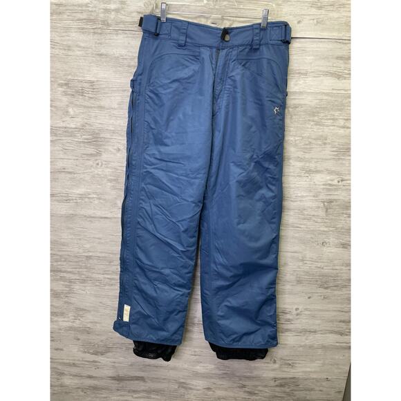 Burton Snowboards Universe Mens Ski Pants Size M Nylon Waterproof Winter Blue - Picture 1 of 15